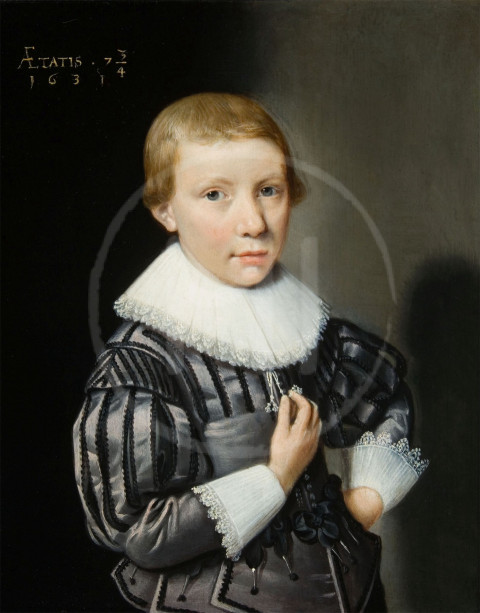 Portrait of a Boy ages Seven and three quarters
